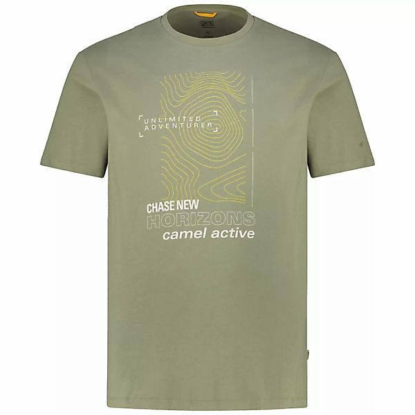 camel active T-Shirt aus Biobaumwolle günstig online kaufen