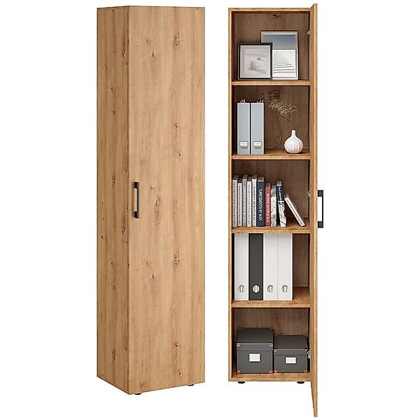 Bellamio Mehrzweckschrank Apol (Eichenoptik) schmaler Aktenschrank günstig online kaufen