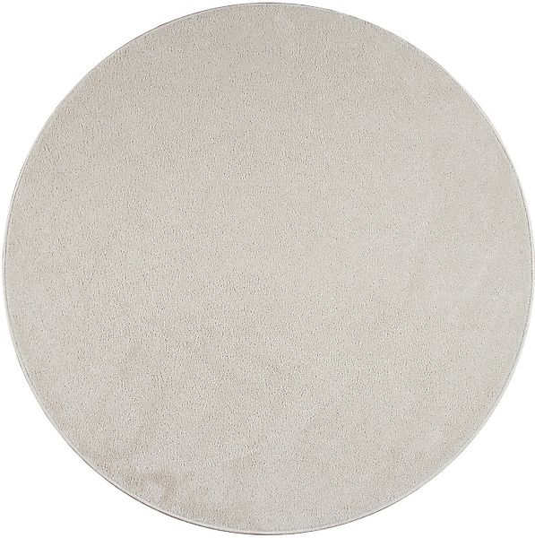Paco Home Teppich »Porto 890«, rund, 13 mm Höhe, Kurzflor, Uni-Farben, idea günstig online kaufen