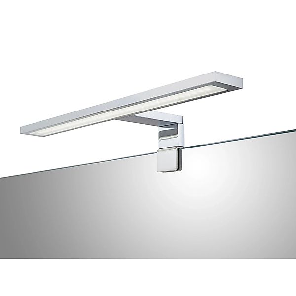 Kristall-Form LED Aufsatzleuchte Lines II 30 cm x 6,5 cm Chrom günstig online kaufen