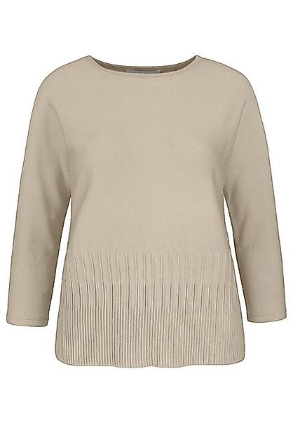 bianca Strickpullover OLINDE in moderner Feinstrick-Optik und mit Rundhals günstig online kaufen