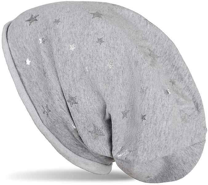 styleBREAKER Beanie Beanie Mütze mit Metallic Sterne (1-St) günstig online kaufen