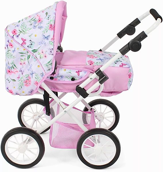 CHIC2000 Kombi-Puppenwagen Leni, Flowers, mit herausnehmbarer günstig online kaufen