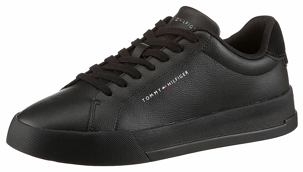 Tommy Hilfiger Sneaker "TH COURT LTH DETAIL ESS", Freizeitschuh, Halbschuh, günstig online kaufen