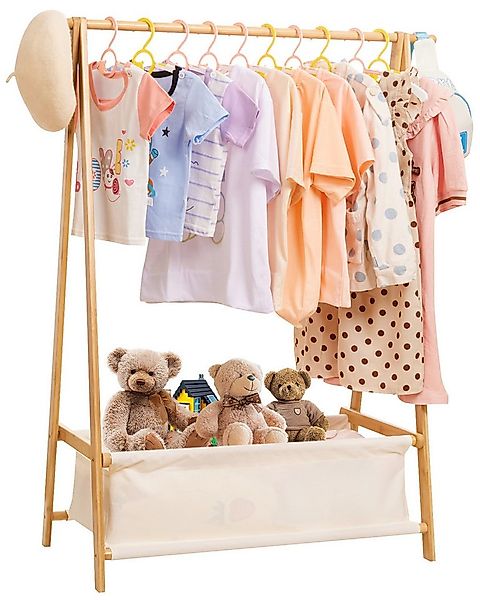 Yorbay Kleiderständer Kinder mit Aufbewahrungsbox, 86x36x106 cm, (Kleiderst günstig online kaufen