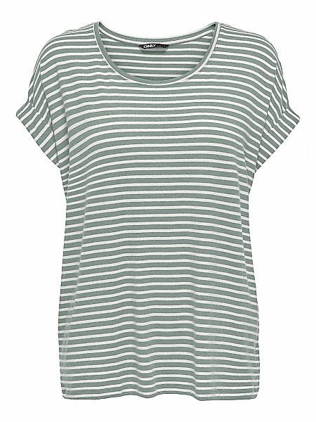ONLY CARMAKOMA Kurzarmshirt "CARMOSTER STRIPE S/S O-NECK TOP JRS NOOS" günstig online kaufen