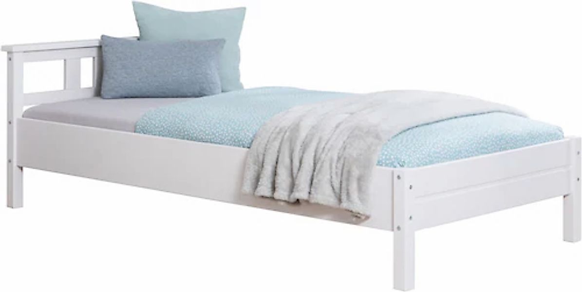 Ticaa Futonbett »Merci«, Einzelbett, aus Kiefer Massivholz, inkl. Rollrost günstig online kaufen