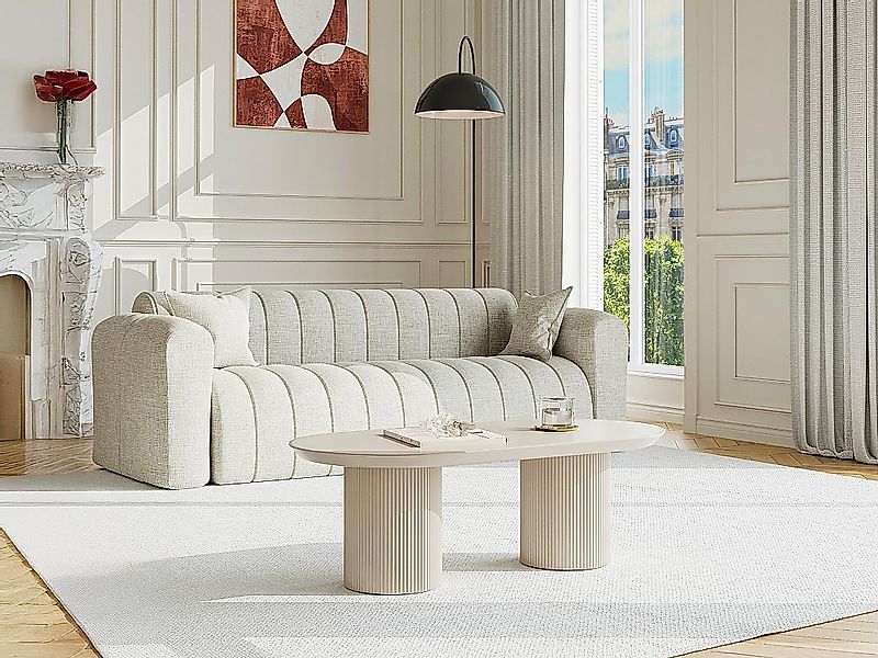 Couchtisch - MDF  - Beige - LORIMILA günstig online kaufen
