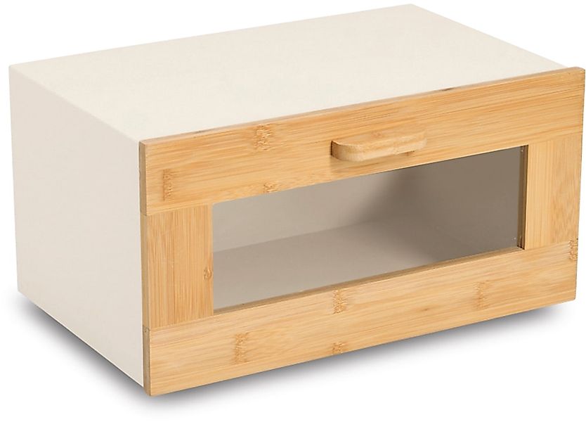 Zeller Present Brotkasten "m. Klappe" 1 Stk. tlg. pflegeleicht, Sichtfenste günstig online kaufen