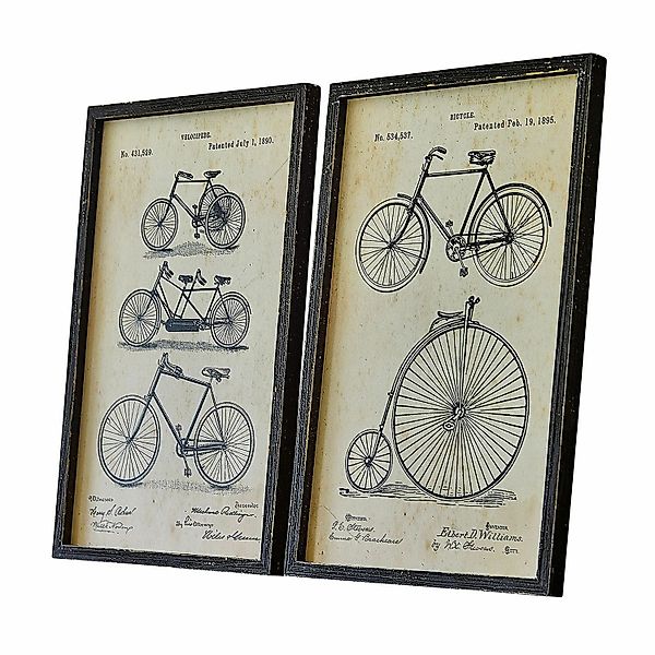 Mirabeau Wanddekoobjekt Bild 2er Set Golovine günstig online kaufen