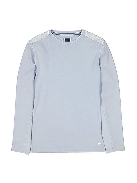 Engbers Langarmshirt engbers Herren Langarm-Shirt meliert, Hellblau günstig online kaufen