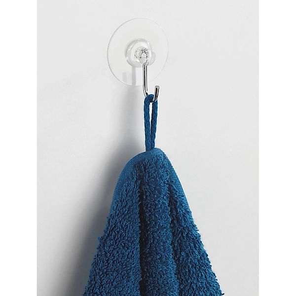 Wenko Static-Loc Nickelhaken rund  4er Set Kunststoff (PET), 3.8 x 2.1 x 3. günstig online kaufen