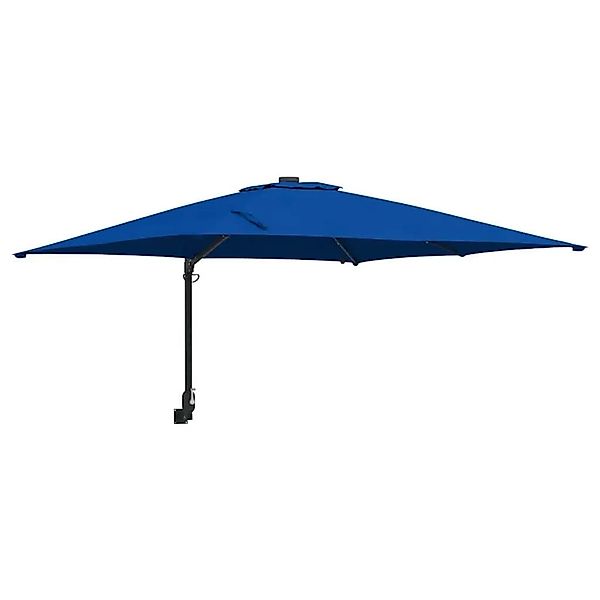 vidaXL Gartenparasol Azurblau 248,5 x 247,5 x 160 cm Stoff 42003258 günstig online kaufen