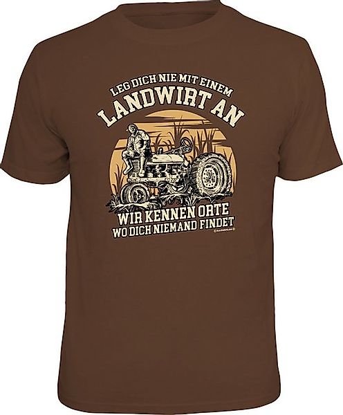 RAHMENLOS® T-Shirt leg dich nie mit einem Landwirt an günstig online kaufen