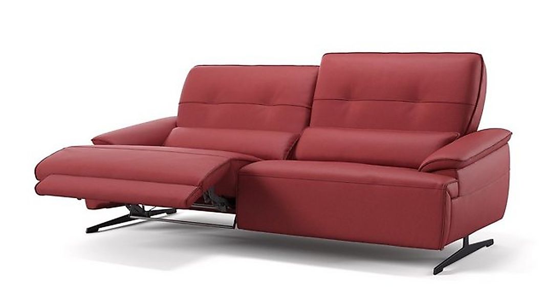Sofanella 3-Sitzer Leder PERLO, Relaxcouch, Designersofa, Designer Sofa, 3e günstig online kaufen