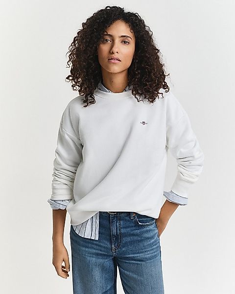 Gant Sweatshirt SHIELD C-NECK SWEAT Grafische GANT-Stickerei auf der Brust günstig online kaufen