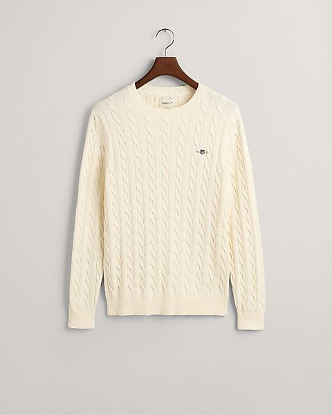 Gant Strickpullover COTTON CABLE C-NECK günstig online kaufen
