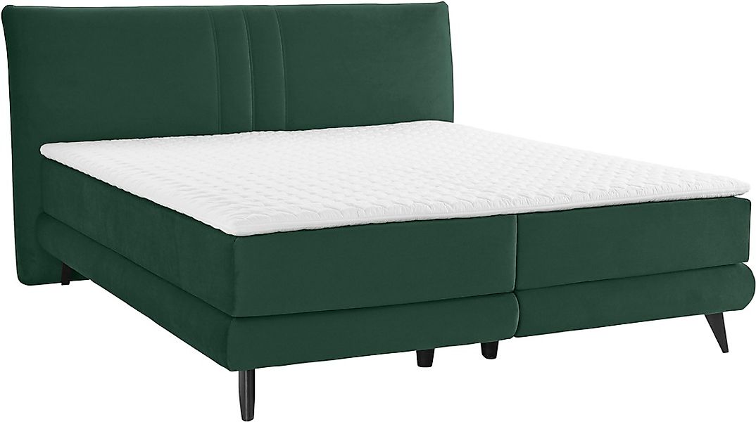 Places of Style Boxspringbett "Skien", incl. Kaltschaumtopper, 2 Härtegrade günstig online kaufen