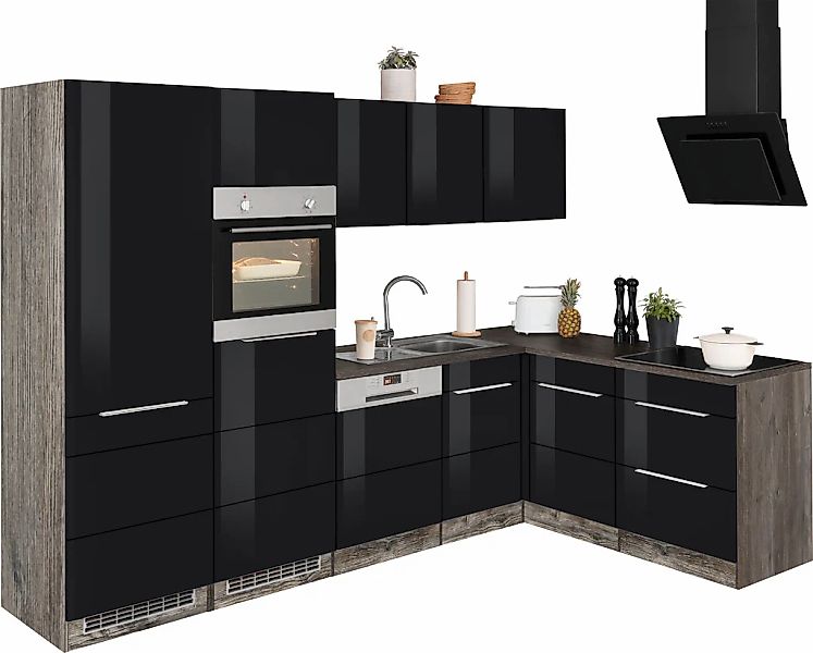 KOCHSTATION Winkelküche "KS-Brindisi Stellbreite 290/170 cm" wahlweise mit günstig online kaufen