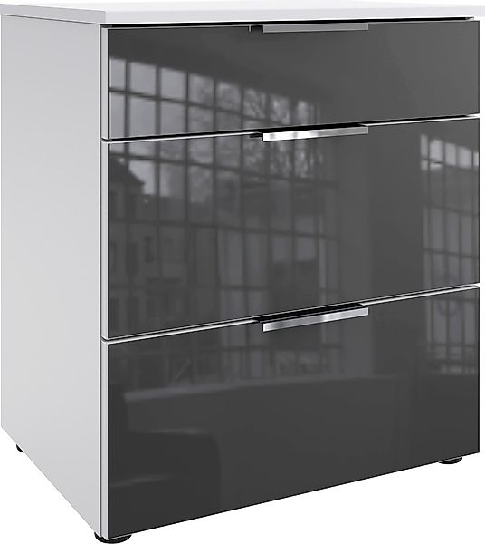 Wimex Nachtkommode "Level36 C by fresh to go", mit Glaselementen auf der Fr günstig online kaufen