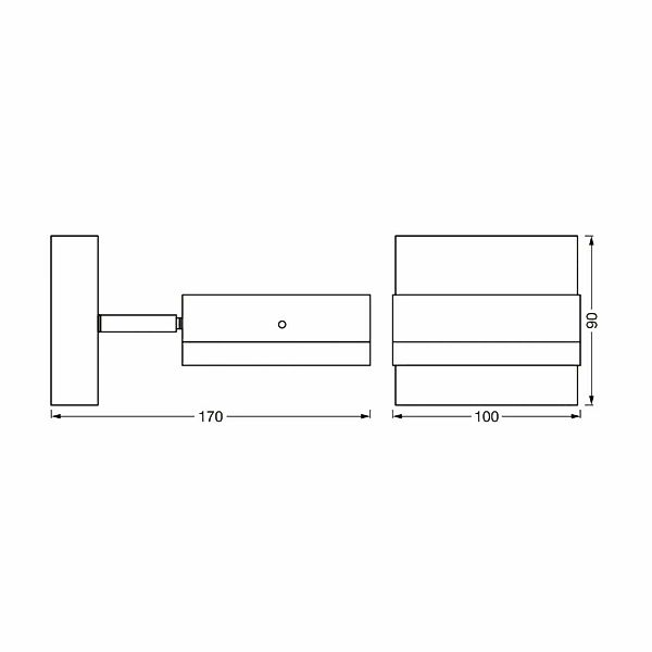 LEDVANCE Endura Classic Spot Square Außenwandlampe günstig online kaufen