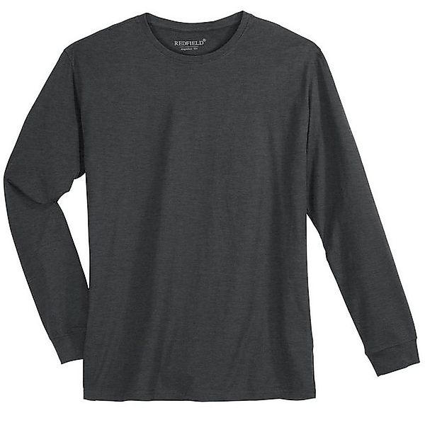 redfield Langarmshirt Redfield Langarmshirt anthrazit melange günstig online kaufen