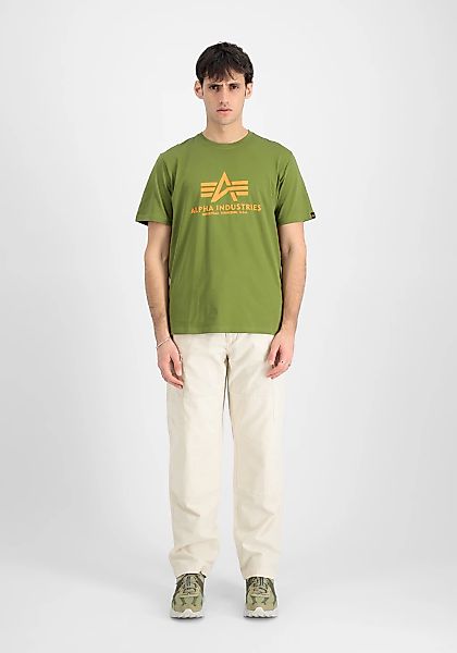 Alpha Industries  T-Shirts & Poloshirts Basic T-Shirt - vint.white/night pu günstig online kaufen