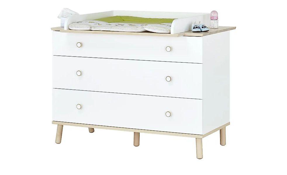 PAIDI Wickelkommode  Ylvie ¦ weiß ¦ Maße (cm): B: 125,1 H: 90,9 T: 56.3 Bab günstig online kaufen