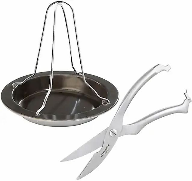 WESTMARK Hähnchenbräter »Modern« Edelstahl Set, 2 Stk. tlg. inkl. Geflügels günstig online kaufen