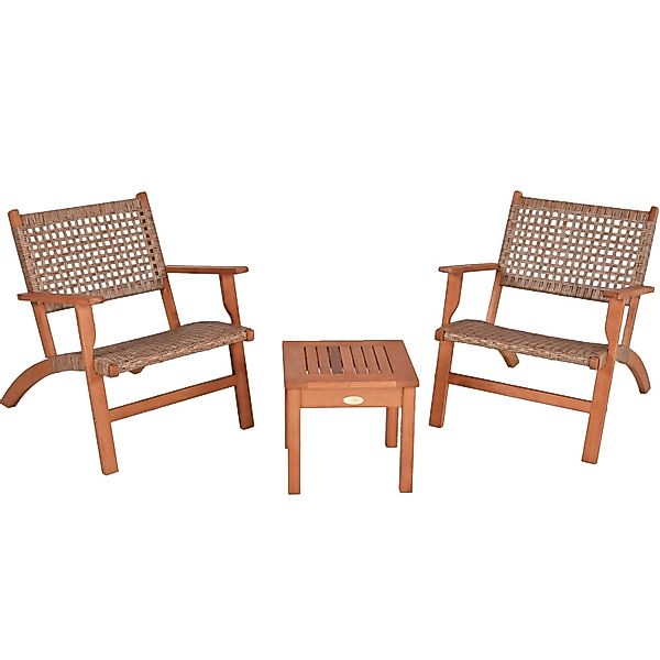 Garden Pleasure Sitzgruppe Sonora 140 cm x 75 cm x 140 cm Teak FSC® günstig online kaufen