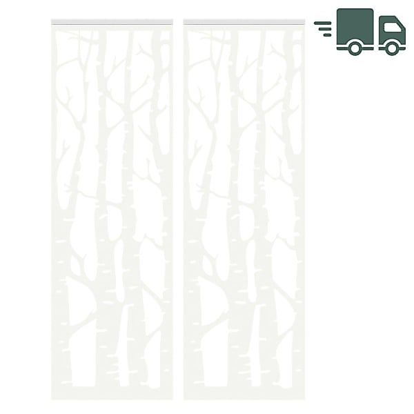 BuzziSpace BuzziFalls Birke | Raumteiler Wand Decke | 2erSet | Offwhite günstig online kaufen