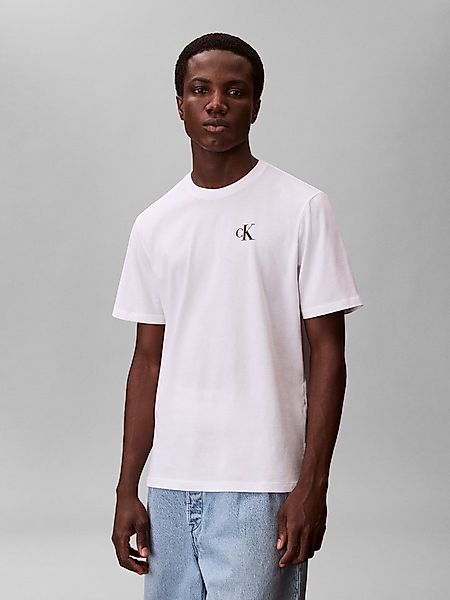 Calvin Klein Jeans T-Shirt Rundhalsausschnitt, Regular Fit, großer Rückendr günstig online kaufen