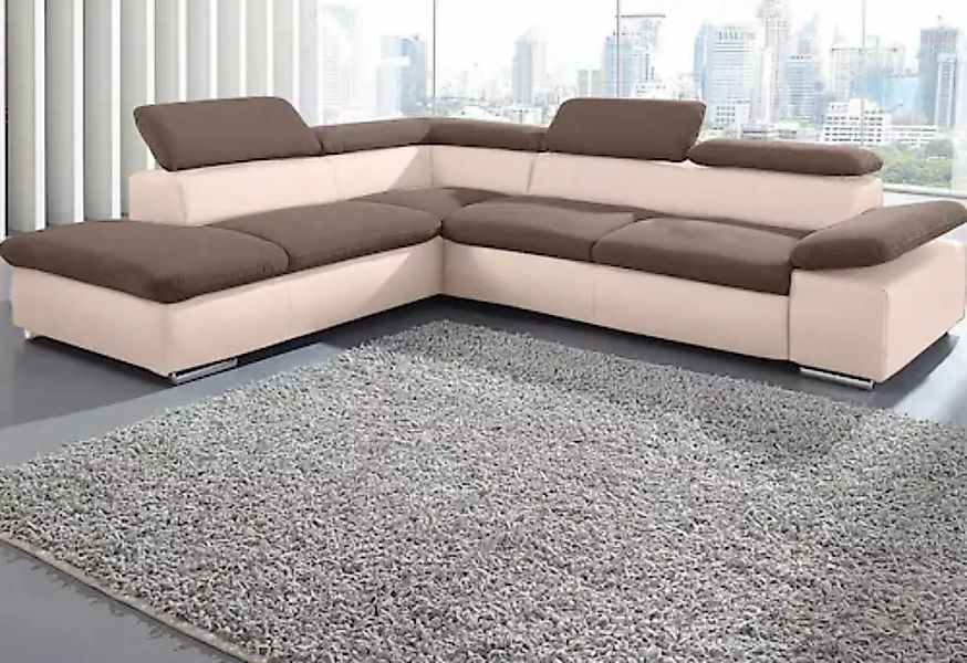 Ecksofa Valantine V, wahlweise mit Bettfunktion günstig online kaufen
