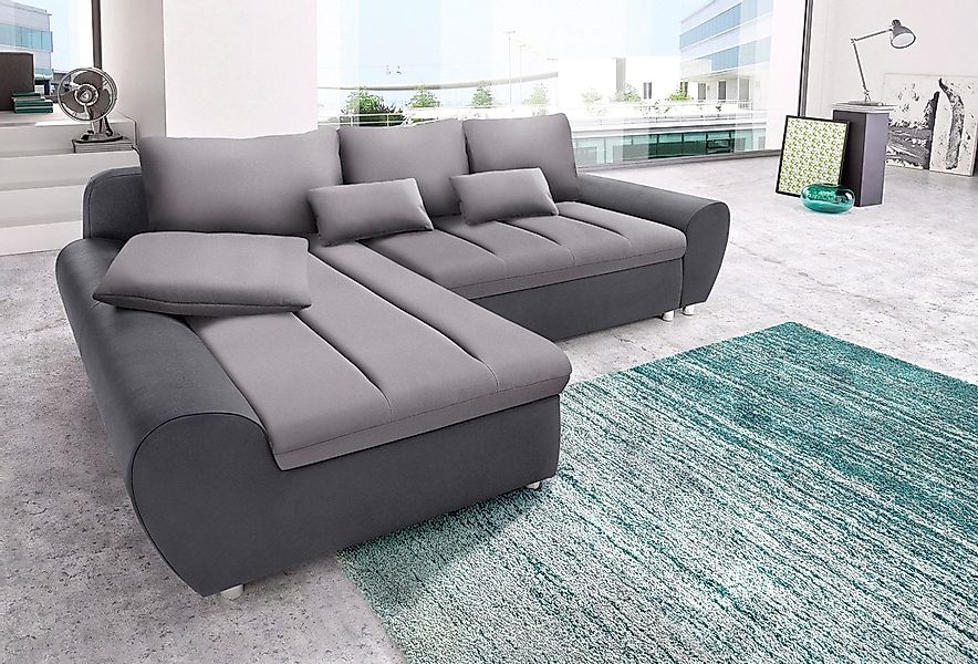 sit&more Ecksofa "Bandos L-Form", in 2 unterschiedlichen Größen, wahlweise günstig online kaufen
