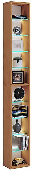 VCM Standregal "VCM Holz CD DVD Regal  Bücherregal  Aufbewahrung  Maße H. 1 günstig online kaufen