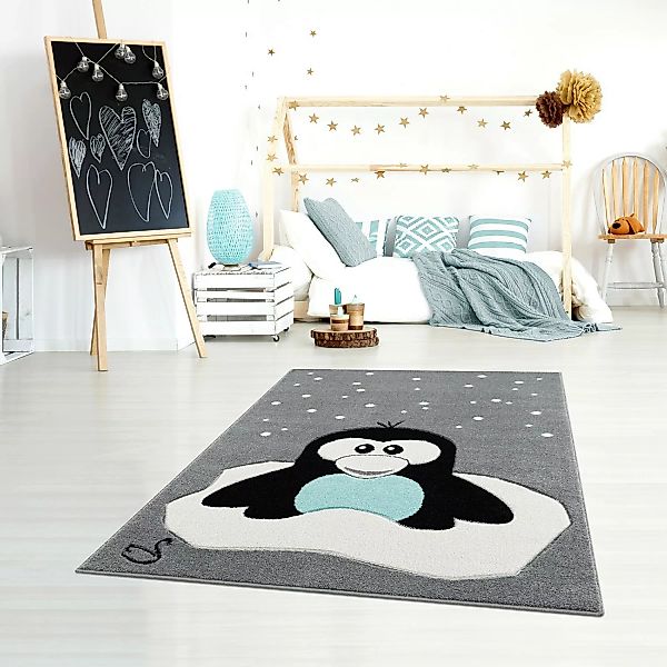 home24 Kinderteppich Pinguin Elliot günstig online kaufen
