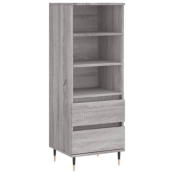 vidaXL Highboard Grau Sonoma 40x36x110 cm Holzwerkstoff 831506 günstig online kaufen