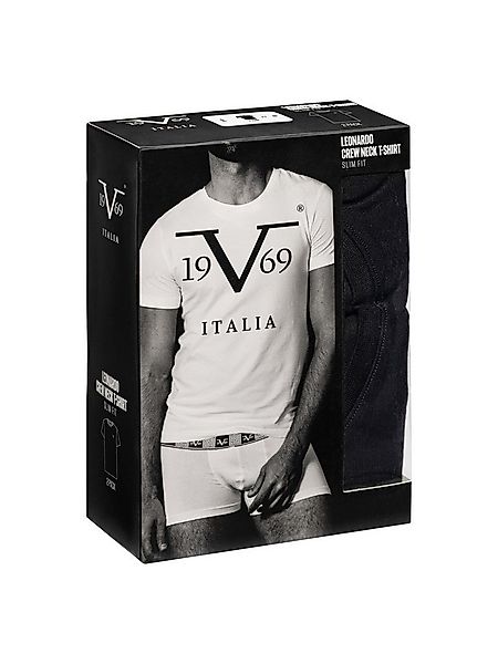 19V69 ITALIA T-Shirt Leonardo Doppelpack (2-tlg) günstig online kaufen