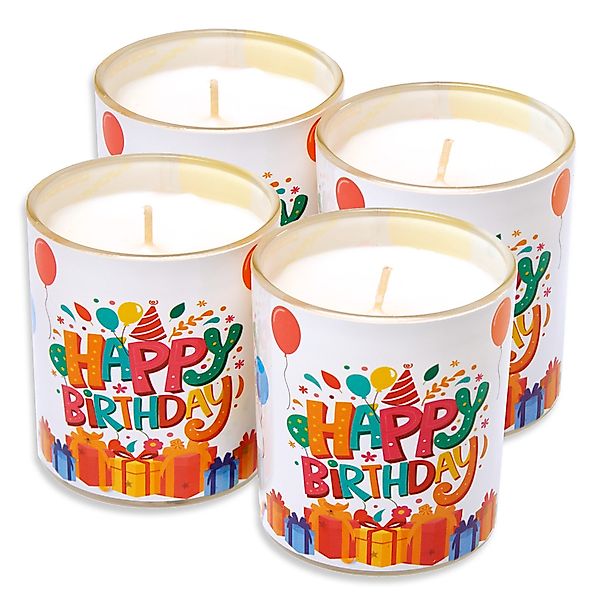 Candelo Geburtstagskerze Candelo 4er Set Hochwertige günstig online kaufen