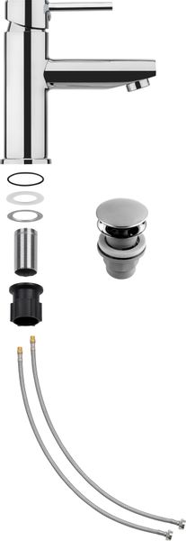 CORNAT Waschtischarmatur "Calo" HD, Messing, verchromt günstig online kaufen