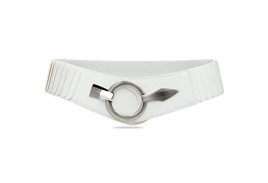 Caspar Taillengürtel GU300 Damen elastischer breiter Stretch Gürtel günstig online kaufen