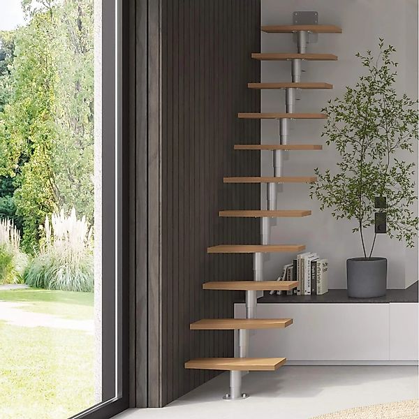 Treppen Intercon Raumspartreppe Delta Premium Mittelholmtreppe 12 Stufen Bu günstig online kaufen