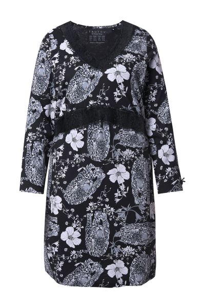 Ulla Popken Nachthemd TruYou Nachthemd Rosen günstig online kaufen