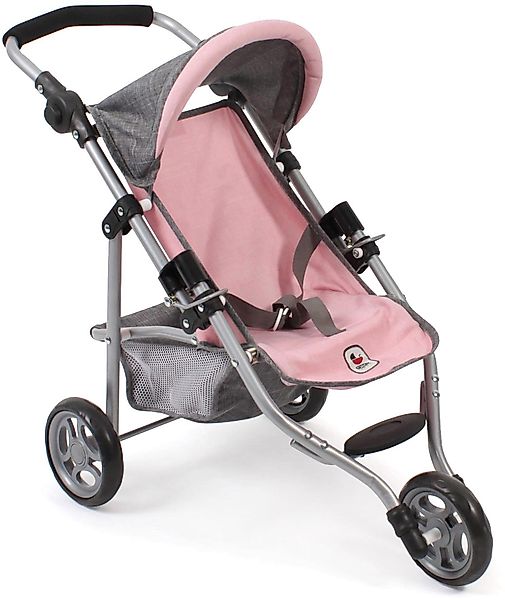 CHIC2000 Puppenbuggy Jogging-Buggy Lola, Grau-Rosa, mit günstig online kaufen