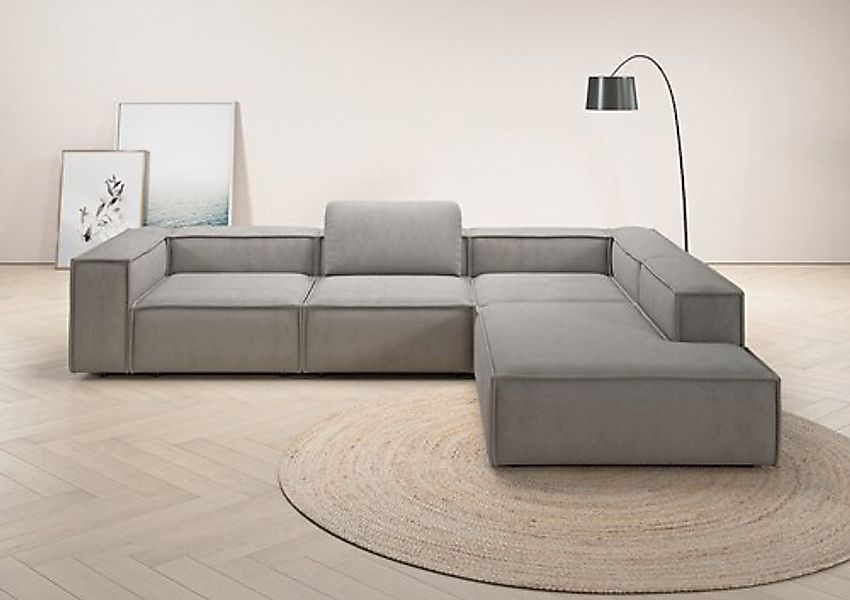 Places of Style Ecksofa »Watertown moderne L-Form«, Breite 311 cm günstig online kaufen