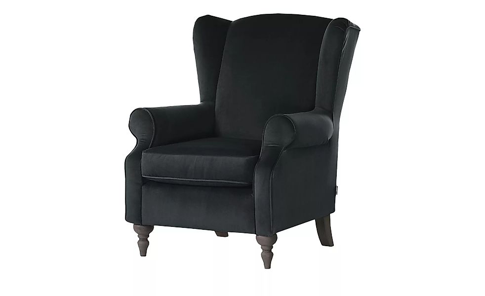 Ohrensessel - schwarz - 83 cm - 102 cm - 87 cm - Polstermöbel > Sessel > Oh günstig online kaufen