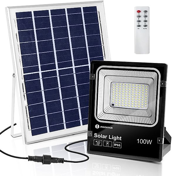 Aigostar Flutlichtstrahler Solar LED Strahler Außen,Superhelles günstig online kaufen