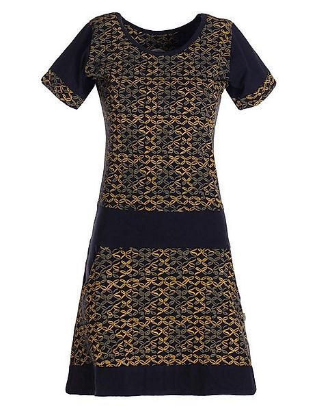 Vishes Tunikakleid Damen Longshirt-Kleid kurzarm Mini-Kleid Tunika-Kleid T- günstig online kaufen