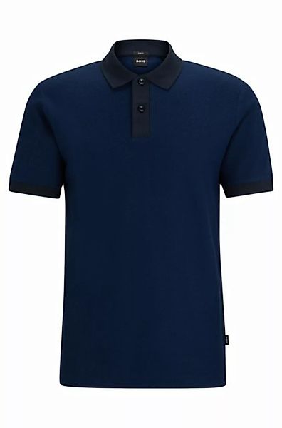 BOSS Poloshirt Slim-Fit Poloshirt aus merzerisierter Baumwolle günstig online kaufen