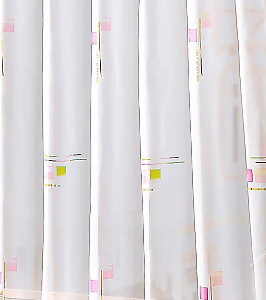 Weckbrodt Gardine »Mia«, (1 St.), Voile, bedruckt, Allover, Motiv, halbtran günstig online kaufen